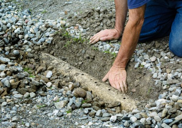French Ditch Installation in Lebanon
